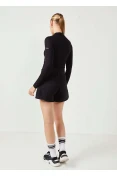 Blusa Feminina Básica Manga Longa Colcci Sport - Preto