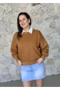 Blusão Feminino Colcci Sport Logomania - Marrom