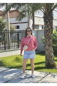 Blusão Feminino Colcci Sport Logomania - Rosa
