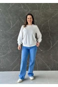 Blusão Feminino Logo Emborrachada Colcci - Off white