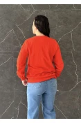 Blusão Feminino Logo Emborrachada Colcci - Vermelho