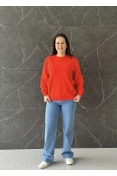 Blusão Feminino Logo Emborrachada Colcci - Vermelho