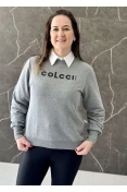 Blusão Feminino Moletom Colcci Sport - Cinza