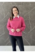 Blusão Feminino Moletom Colcci Sport - Rosa