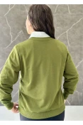 Blusão Feminino Moletom Colcci Sport - Verde musgo