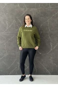Blusão Feminino Moletom Colcci Sport - Verde musgo