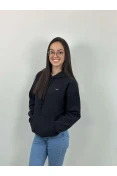 Blusão Moletom Feminino Com Capuz Levi´s - Preto