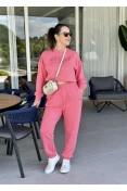 Blusão Moletom Feminino Cropped Colcci Sport - Rosa