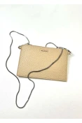 BOLSA FEMININA COLCCI FLAT BASIC TEXTURIZADA - Bege
