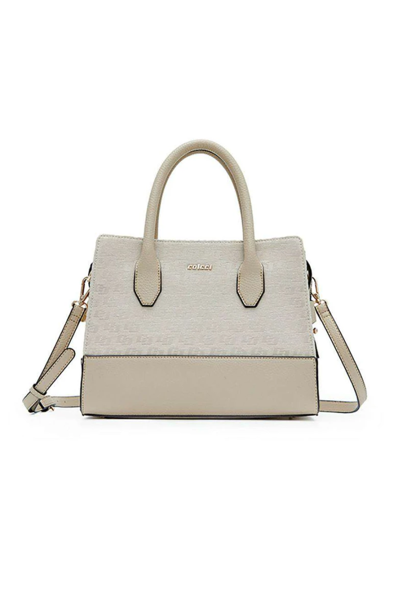 Bolsa Colcci Feminina Tote Jacquard - Off white