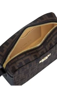 Bolsa Feminina Colcci Camera Bag Monograma - Marrom