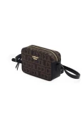 Bolsa Feminina Colcci Camera Bag Monograma - Marrom