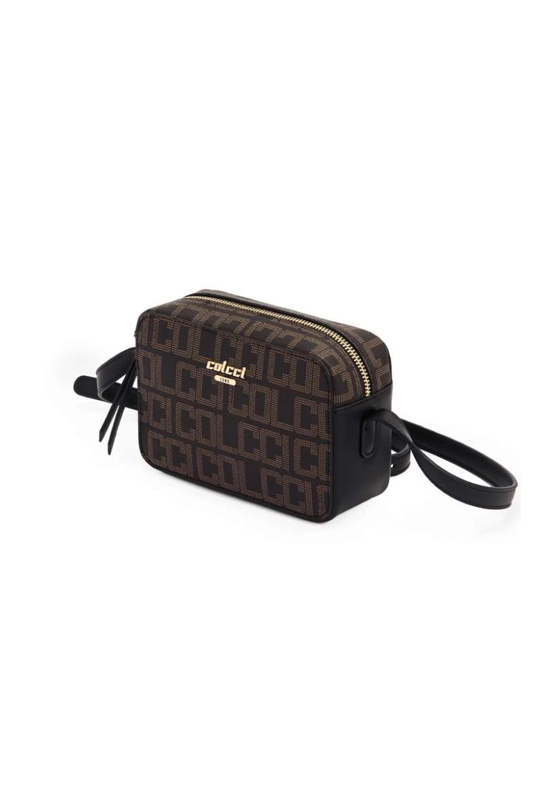 Bolsa Feminina Colcci Camera Bag Monograma - Marrom
