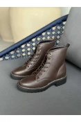 Bota Coturno Cano Curto Vizzano Napa Floather - Marrom