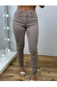 Calça Feminina Sarja Colorstoned Sinny voox - Bege