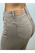 Calça Feminina Sarja Colorstoned Sinny voox - Bege