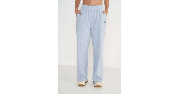 Calça Moletom Feminina Confort Colcci Sport Azul claro