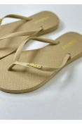 CHINELO FEMININO COLCCI COLOR METAL - Bege