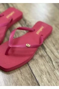 CHINELO FEMININO QUADRADO BASICO COLCCI - Vermelho
