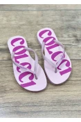 Chinelo feminino listra Colcci - Rosa