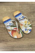 chinelo feminino tropical Colcci - Branco