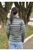 JAQUETA FEMININA BLUE ROSE POLIAMIDA METALIZADA - Verde