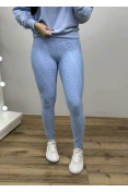 Legging Feminina Soflover Logomania Colcci Sport - Azul