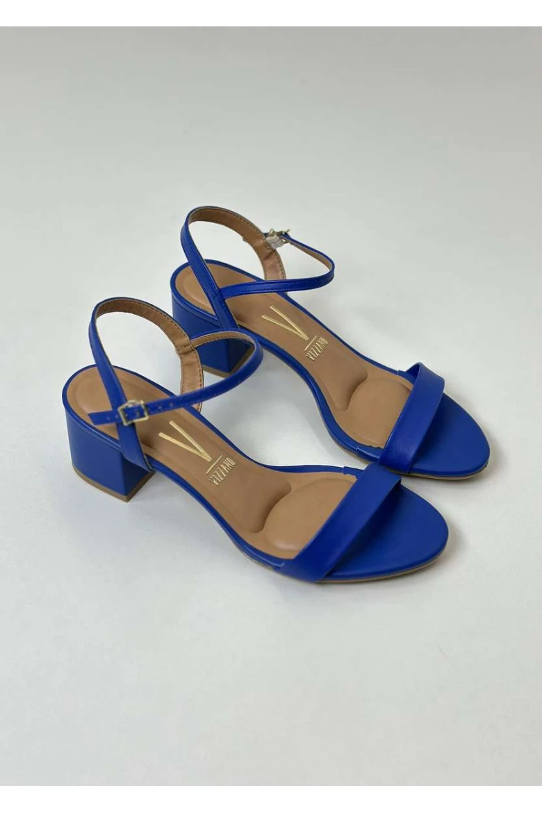 SANDALIA SALTO BLOCO VIZZANO BIC - Azul bic