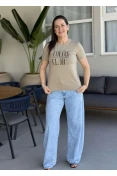 T-shirt Feminina Colcci Club - Bege