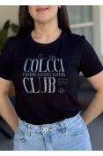 T-shirt Feminina Colcci Club - Preto