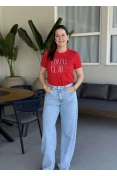 T-shirt Feminina Colcci Club - Vermelho