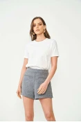 T-shirt Feminina Estampa Emborrachada Colcci - Off white
