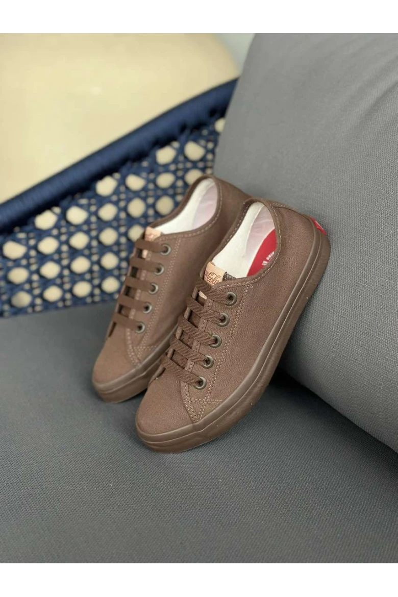 TENIS FEMININO COCACOLA STREAM MONO CANVAS - Marrom