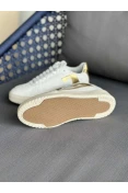 TENIS FEMININO COLCCI COOL LOGO C DOURADO - Branco/dourado