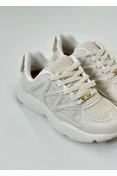 TENIS FEMININO VIZZANO NYLON KANSAS BRILHO ITALIA - Creme