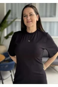 VESTIDO MIDI FEMININO BASICO LOGO METAL - Preto
