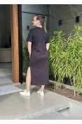 Vestido Malha Midi Colcci - Preto