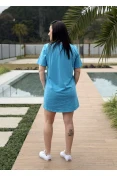 vestido camisetão girls Colcci - Azul claro