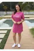 vestido camisetão girls Colcci - Rosa